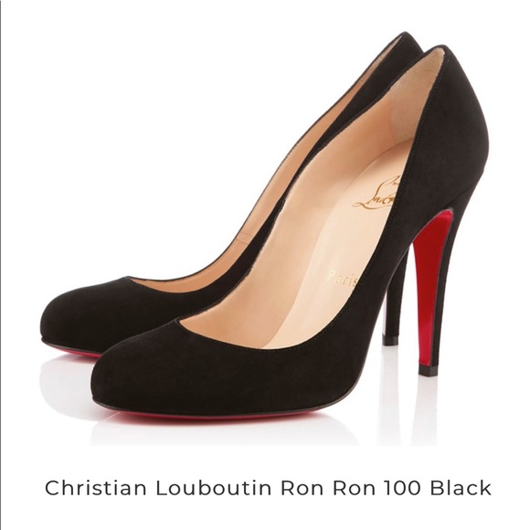 Christian Louboutin Shoes - Christian Louboutin Ron Ron 100 black suede 39.5
